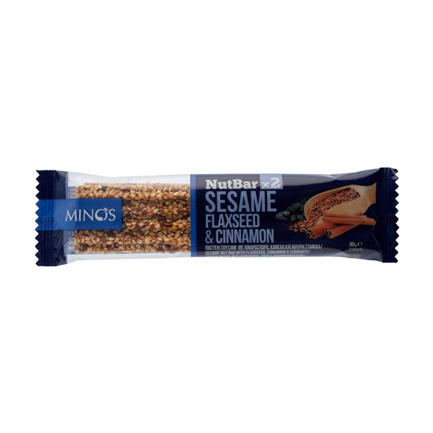 Minos Nut Bar Sesame 30g
