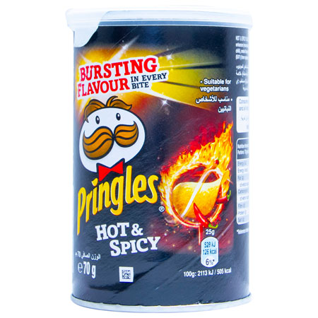 Pringles hot & spicy 70g