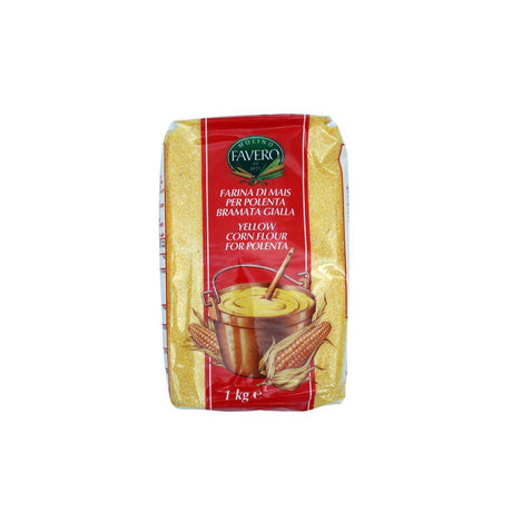 Molino Favero Yellow Corn Flour For Polenta 1Kg