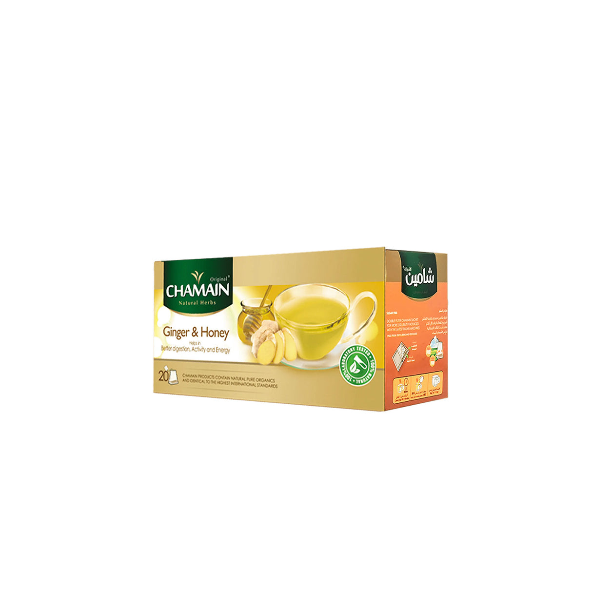 Chamain Ginger & Honey Tea 20 Bags