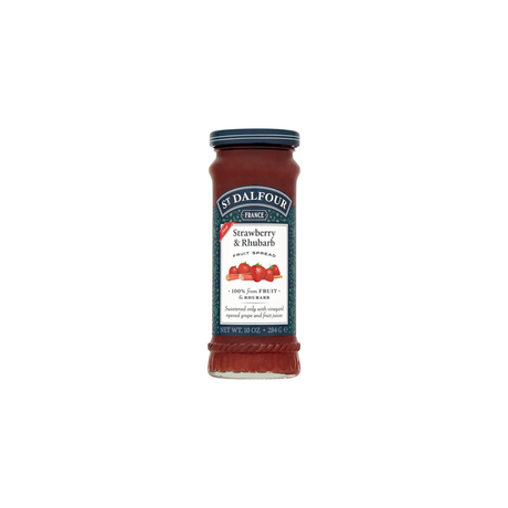 St Dalfour Strawberry & Rhubarb Jam 284g