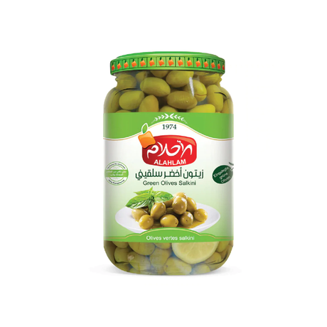 Al Ahalam Green Olives Salkini 1.3kg