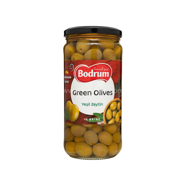 Bodrum Whole Green Olives 680g