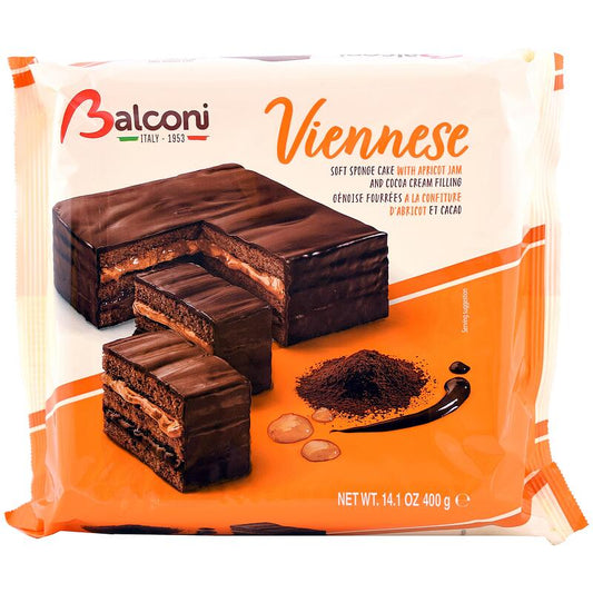 Balconi Viennese Soft Sponge Cake With Apricot Jam 400g