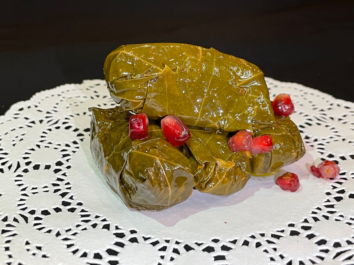 Abu Zaad Fresh Stuffed Vine leaves 500g -homemade yalnji