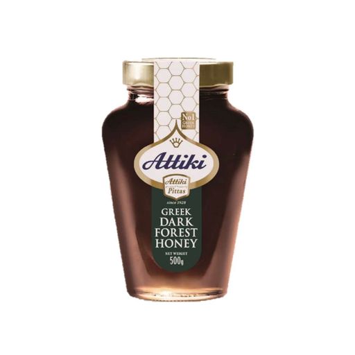 Attiki Dark Brown Forest Honey 500g