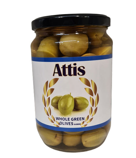 Attis Whole Green Olive 400G