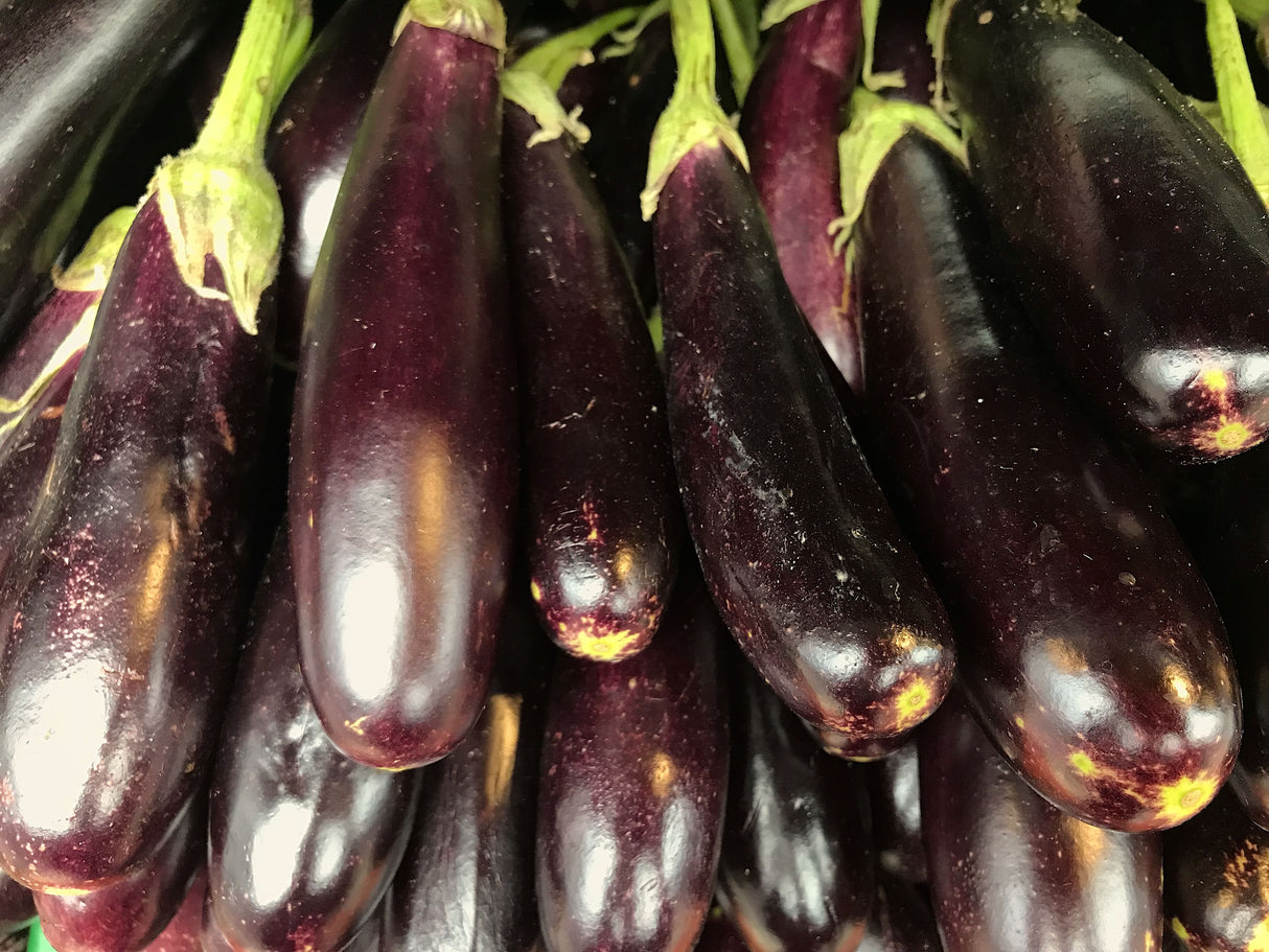 Baby Long Black Aubergine 500g