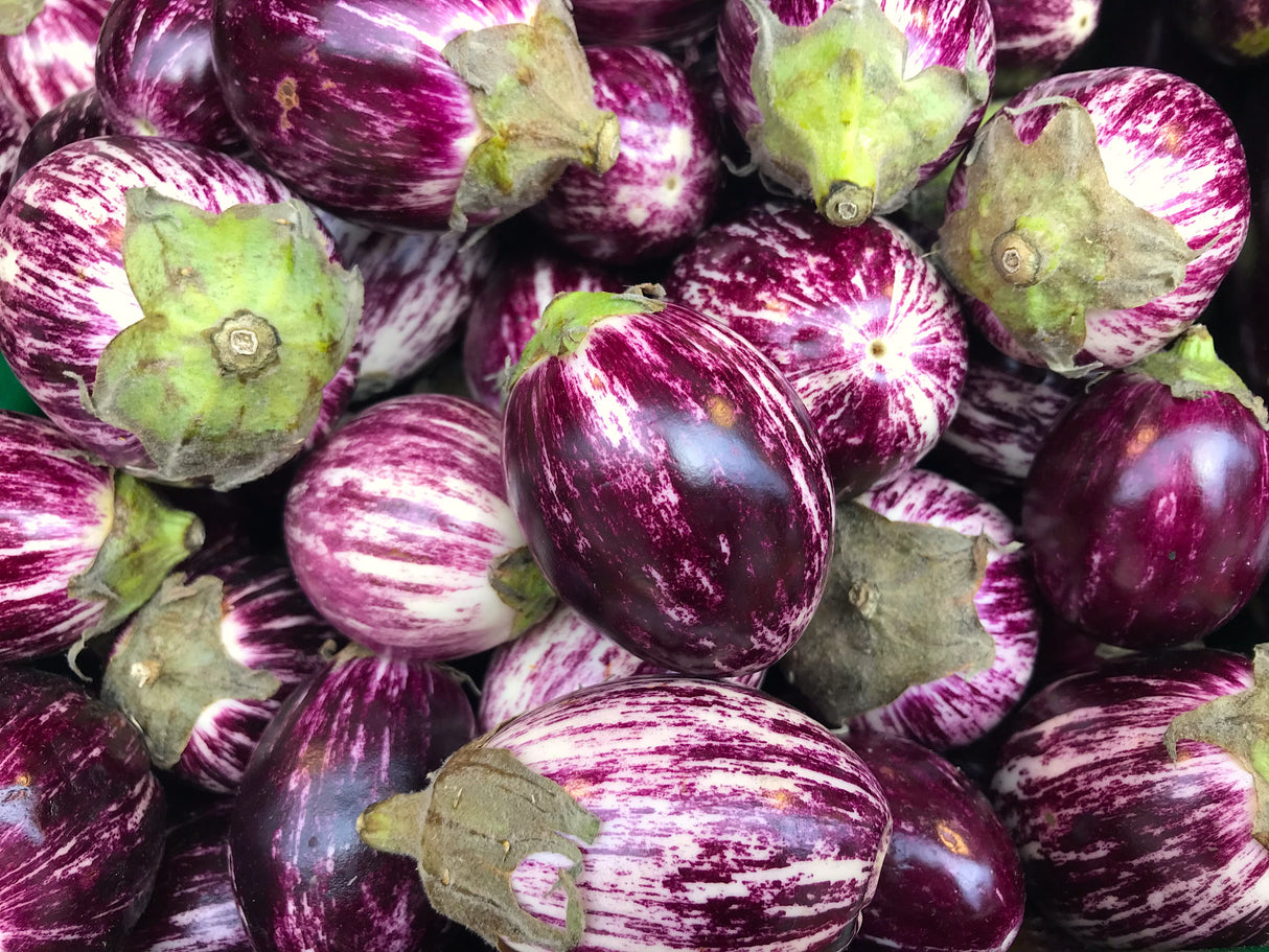 Baby Round Aubergine 500g