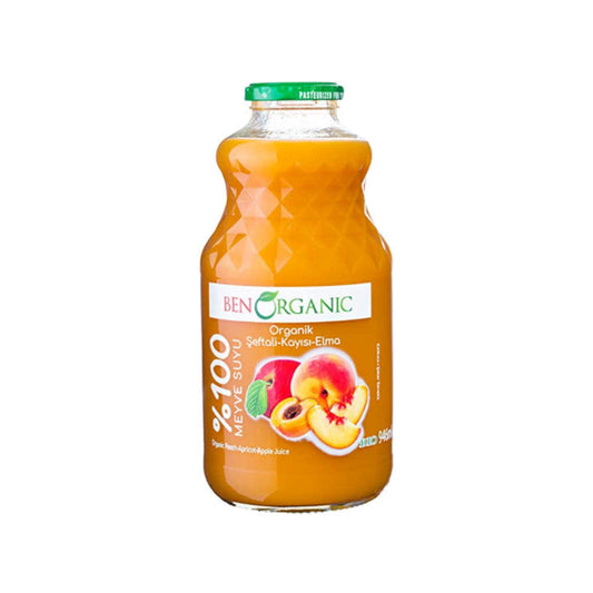 Ben Organic Peach, Apricot & Apple Juice 946ml