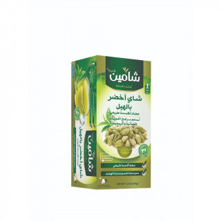 Offer X2 Chamain Green Tea With Cardamom 20 BAGS