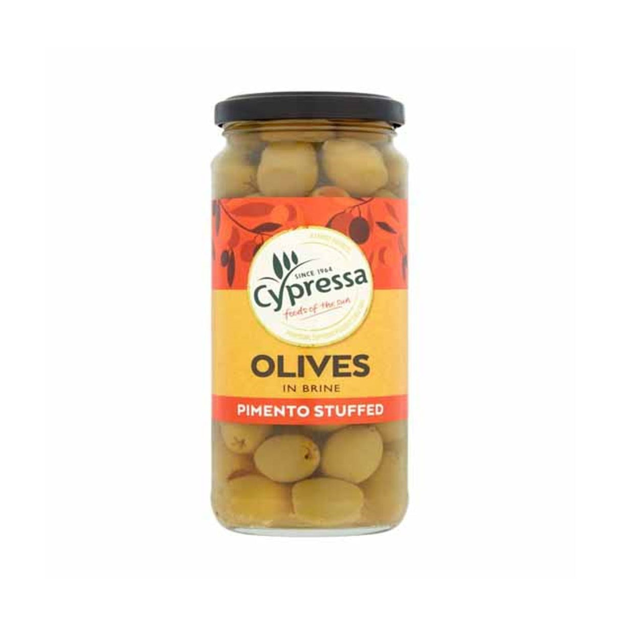 Cypressa Pimento Stuffed Green Olives 340g