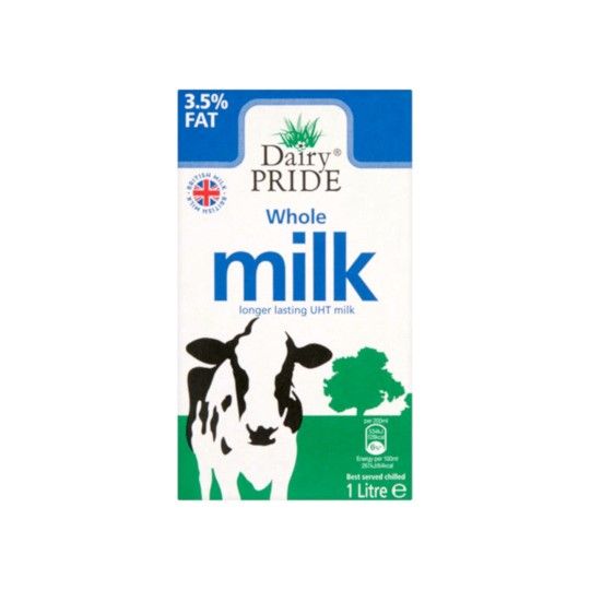 Dairy Pride UHT Whole Milk 1L