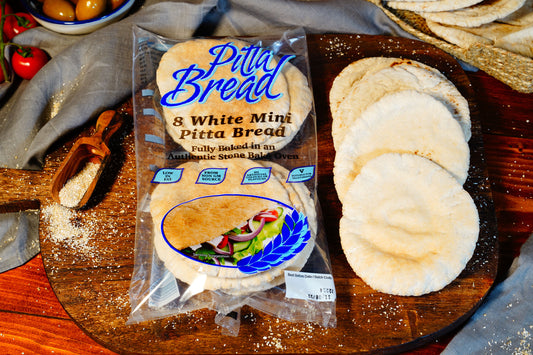 Dina White Mini Pitta Bread 8pcs
