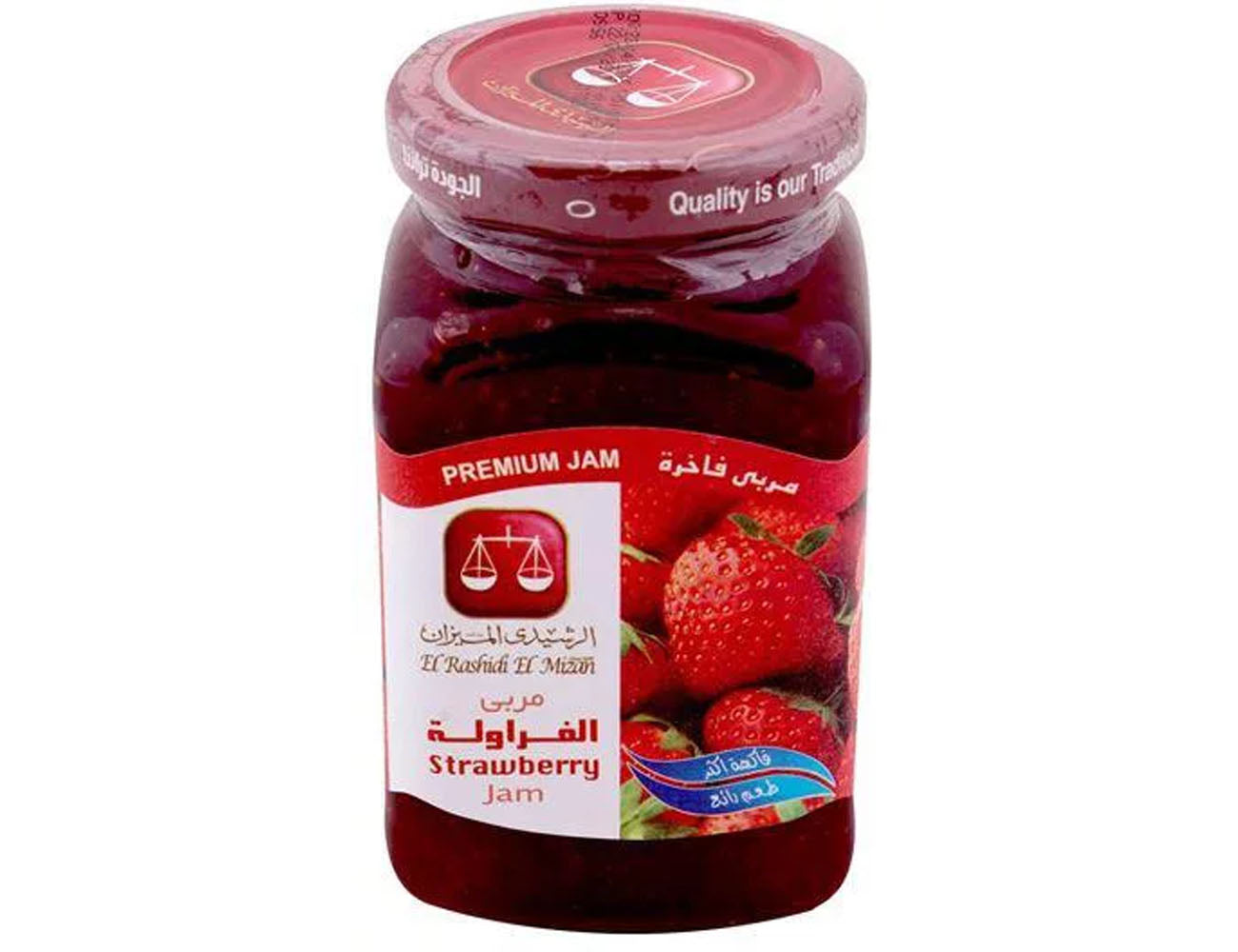 El Rashidi El Mizan Strawberry Jam 340g