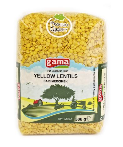 Gama Yellow Lentils 500g