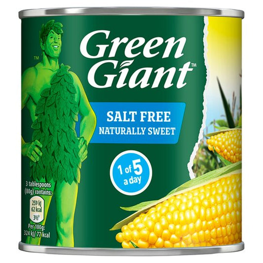 Green Giant Sweetcorn Salt Free 340g