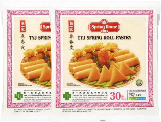 Tyj Spring Roll Pastry 30'S pack of 8