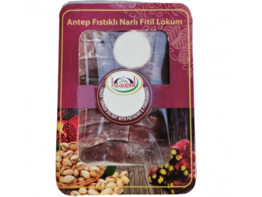 Istanbul Finger Turkish Delight With Pistachio & Pomegranate 350g