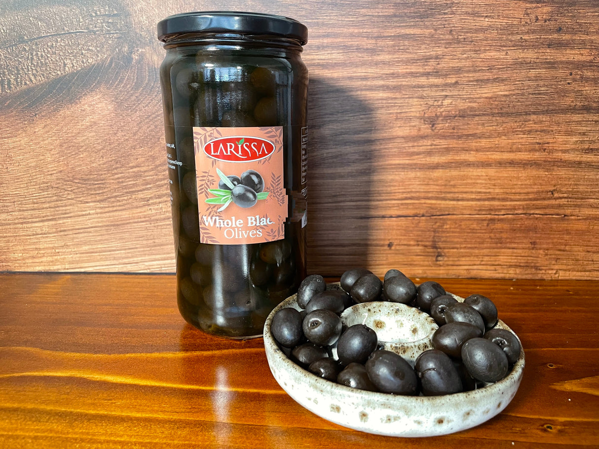 Offer X2 Larissa Whole Black Olive 467ml