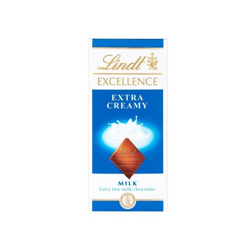 Lindt Extra Fine Milk Chocolate Bar 80g