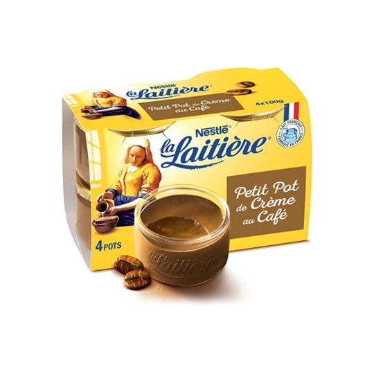 Nestle La Laitiere Creme Café 4X100g