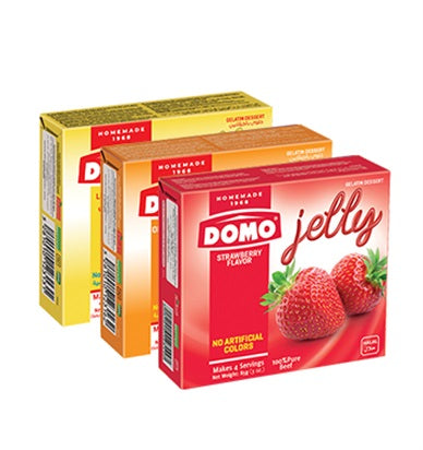 Offer X3 Domo Jelly any flavour 85g