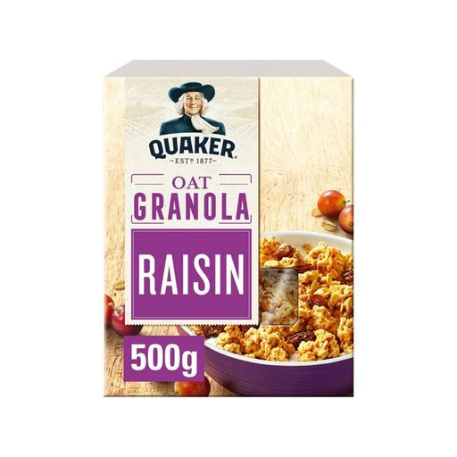 Quaker Oat Granola Raisin 500g