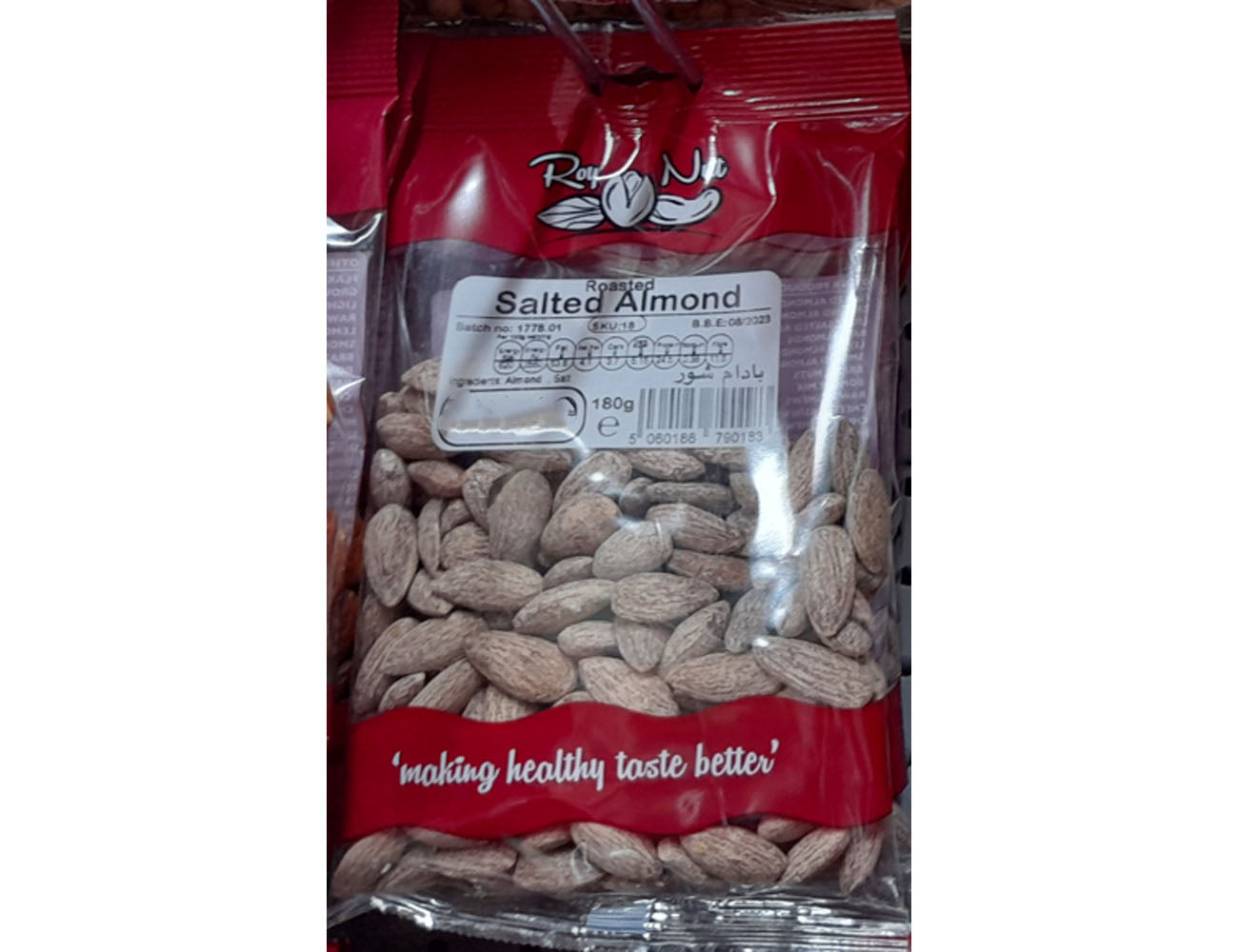 Roy Nut Salted Almond 180g