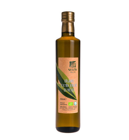 Sellas Organic Extra Virgin Olive Oil 500ml
