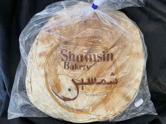 Shamsin White Bread Large 5Pcs
