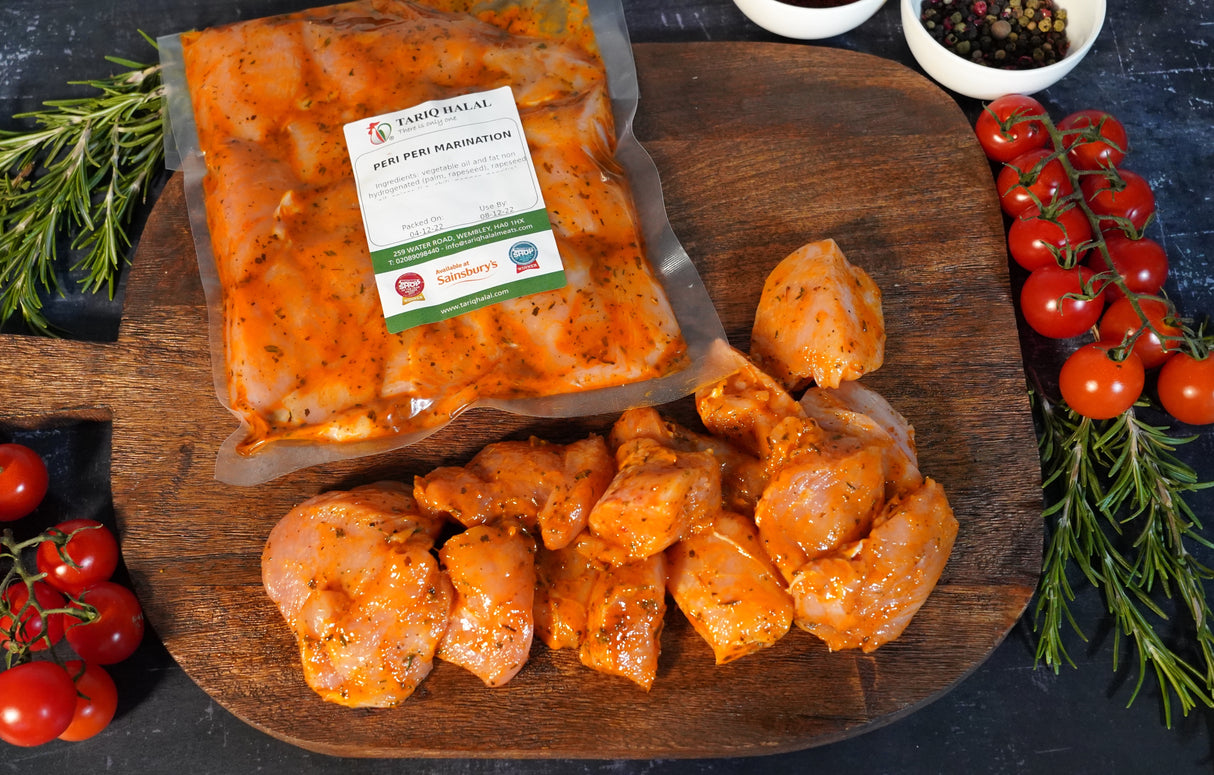 Tariq Halal Peri Peri Chicken Cubes 500g