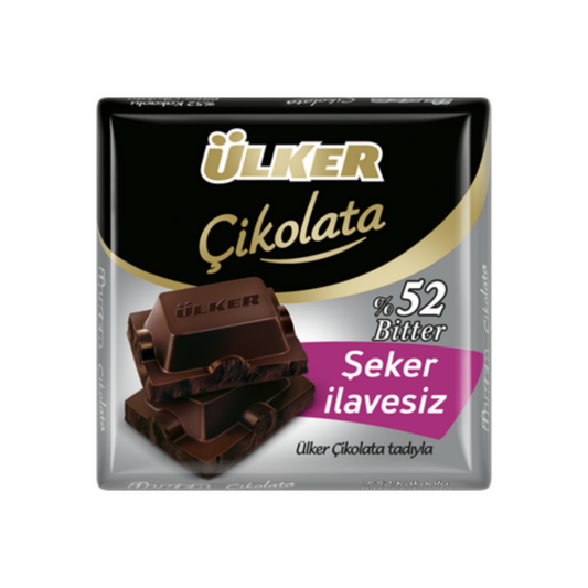 Ulker Dark Chocolate 60g 52% Bitter