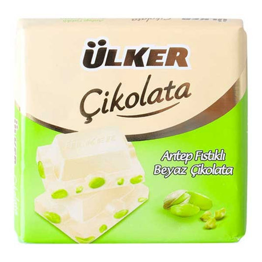Ulker White Chocolate With Pistachio 60g
