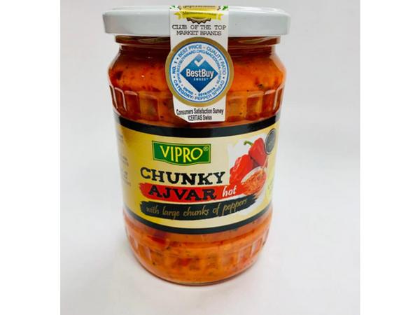 Vipro Hot Chunky Ajvar 550g