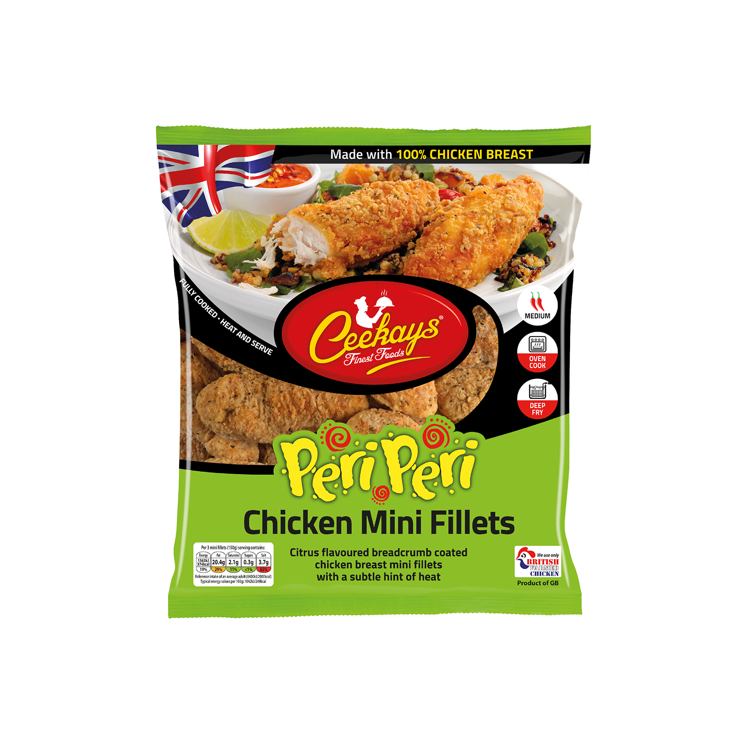 Ceekays Chicken Mini Fillets Peri Peri 500g – MyJam Food