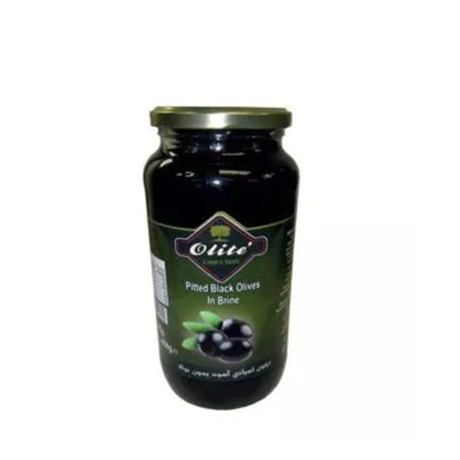 Olite Pitted Black Olives In Brine 935g