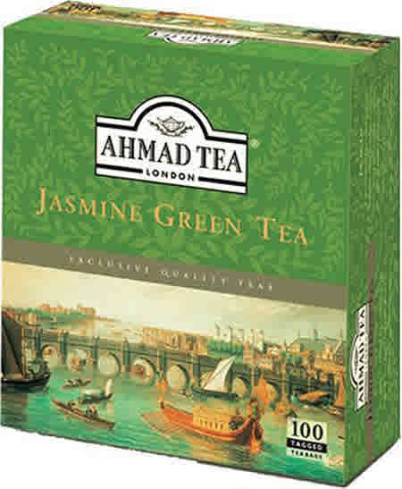 Ahmad Tea Jasmine Green Tea 100 Tea Bags