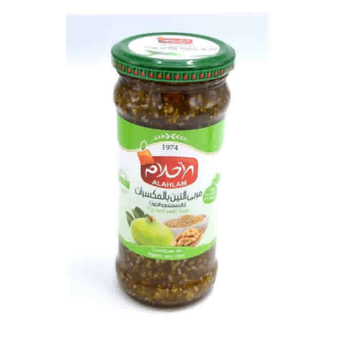 Al Ahalam Fig Jam With Nuts 450G