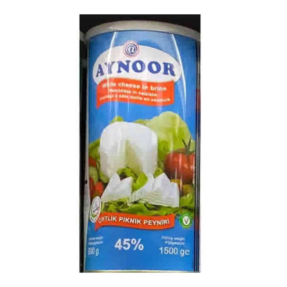 Aynoor White Cheese 45% 800G
