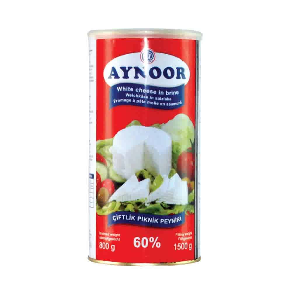Aynoor White Cheese 60% 800G