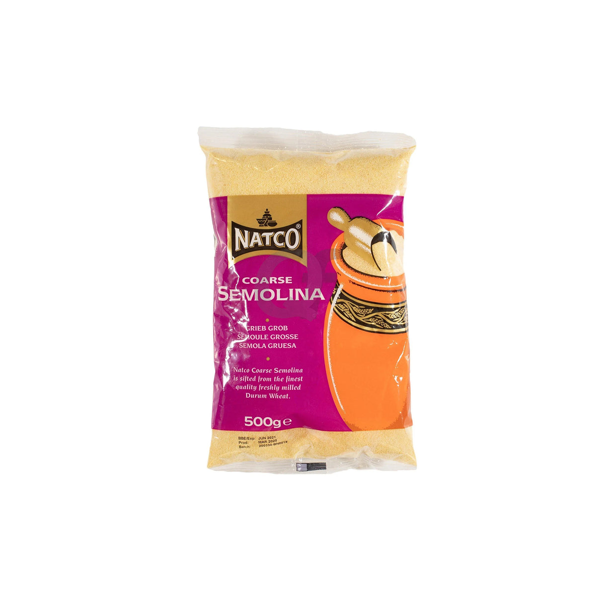 Natco coarse semolina 500g