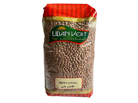 Liban Vert Brown Lentils 1kg