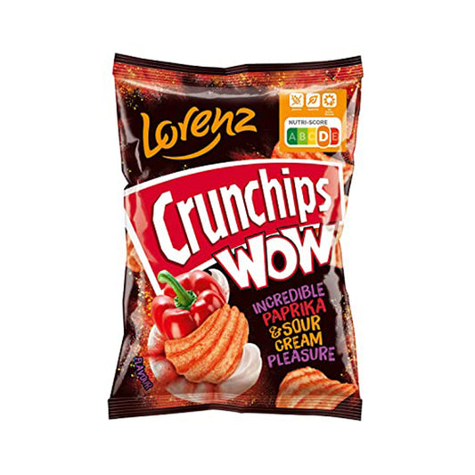 Lorenz Crunch Chips Wow Paprika & Sour Cream 110g