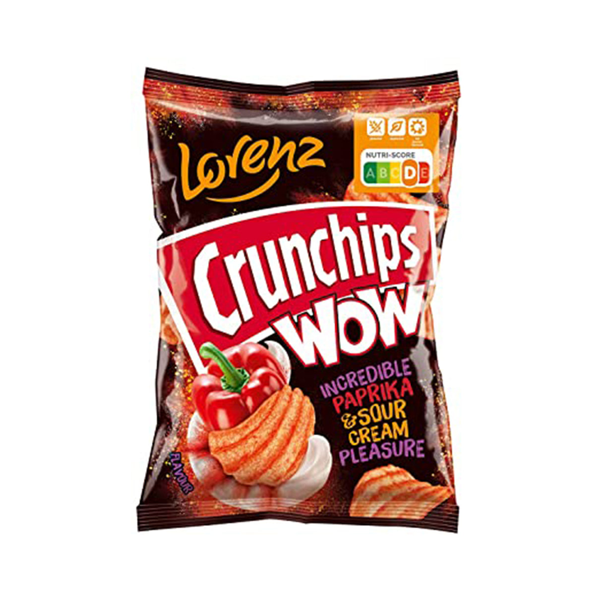 Lorenz Crunch Chips Wow Paprika & Sour Cream 110g