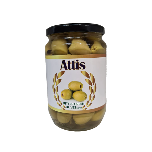 Attis Pitted Green Olive 700g