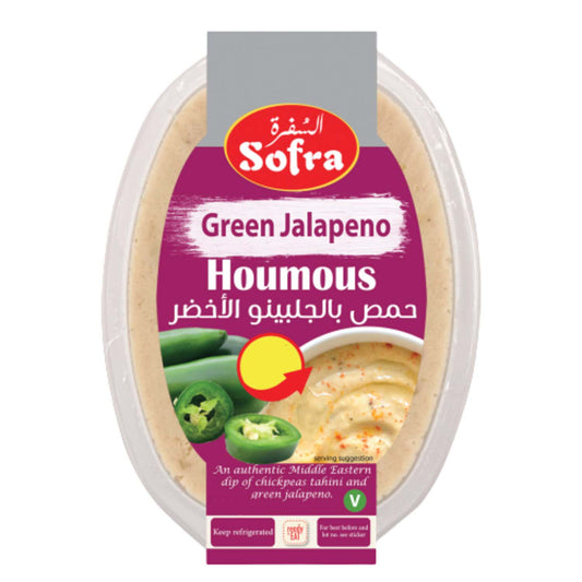 Offer Sofra Green jalapeno Houmous 240g X 3 pcs