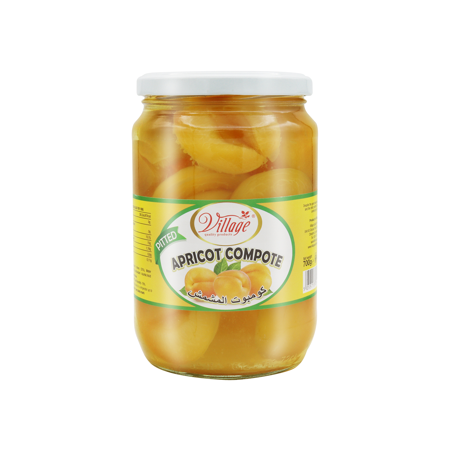 Village Apricot Compote 700g MyJam Food