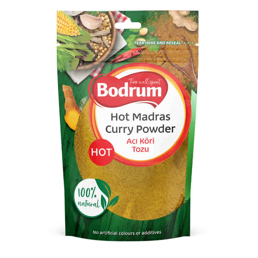 Bodrum Hot Madras Curry Powder 100G