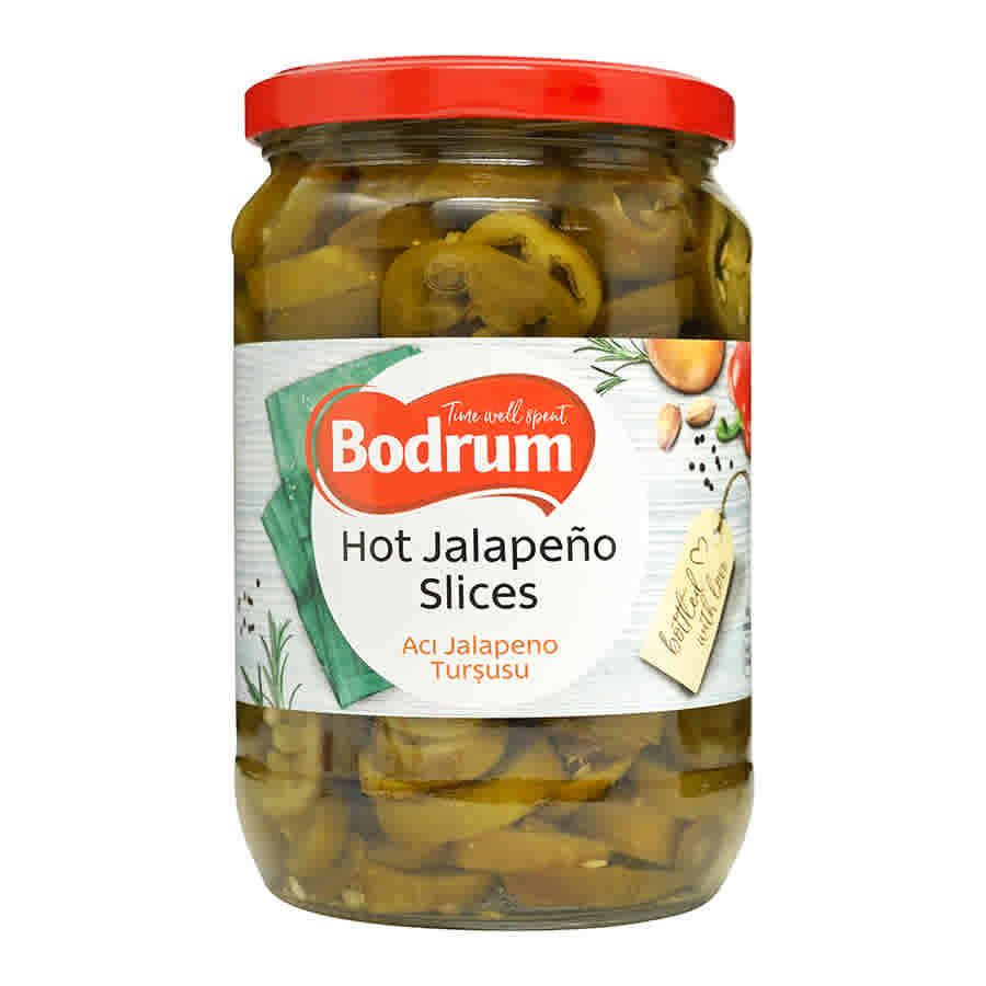 Bodrum Jalapeno Slices Hot 330g